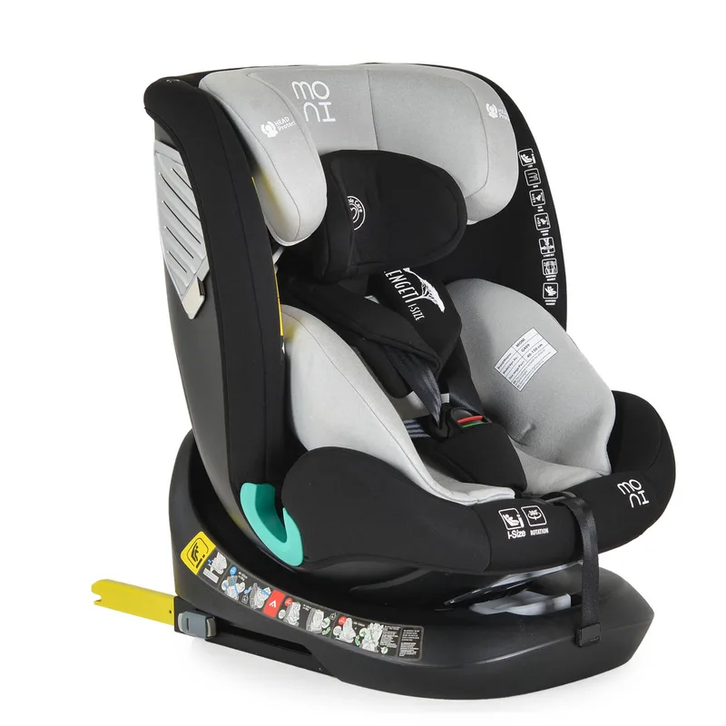 Κάθισμα Αυτοκινήτου ISOfix (40-150εκ. Ύψος) Moni Serengeti i-Size Light Grey