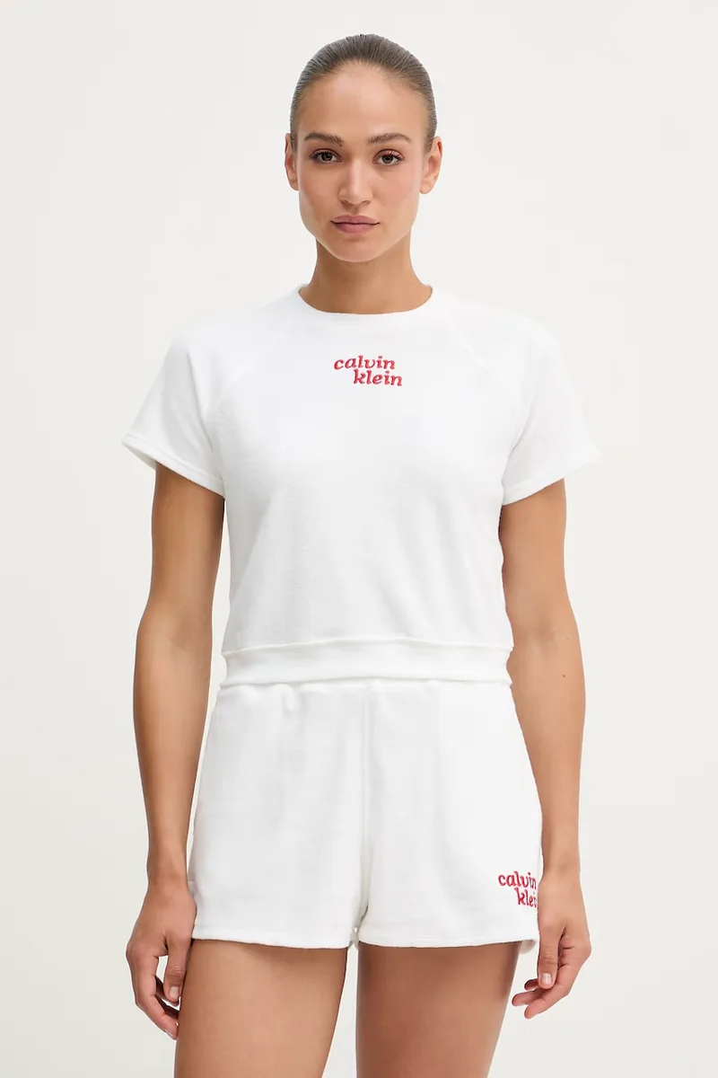 Calvin Klein Jeans t-shirt γυναικείο με βαμβάκι