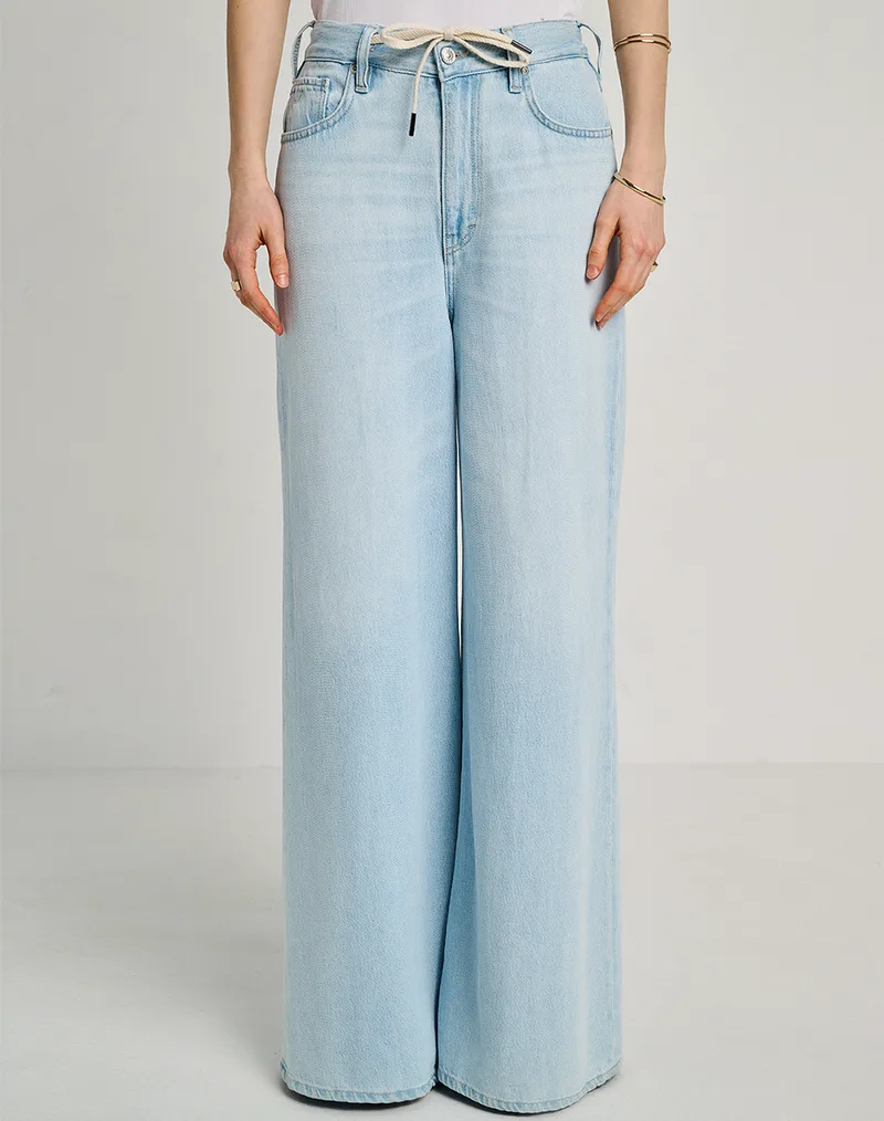 STAFF Lovely Wmn Pant 55%Co 40%Cly 5%Rcy Co 5-919.068.B4.055-.00 DenimLightBlue