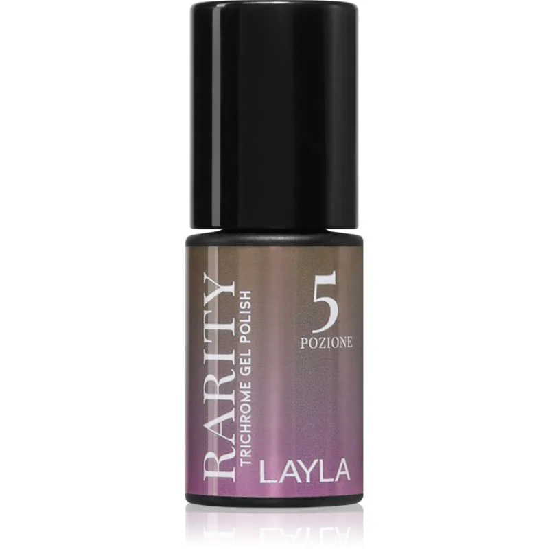 Layla Cosmetics Rarity τζελ βερνίκι νυχιών με τη χρήση των UV/LED λαμπτήρων απόχρωση n.5 5 ml