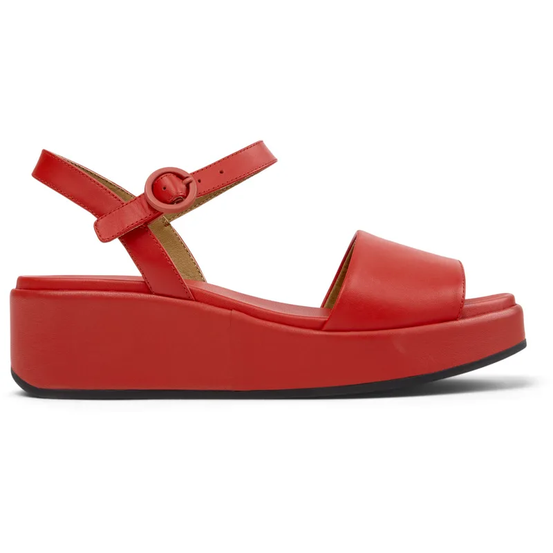 CAMPER Misia - Πέδιλα Για Γυναικεία - Κόκκινο, Μέγεθος 40, Smooth leather
