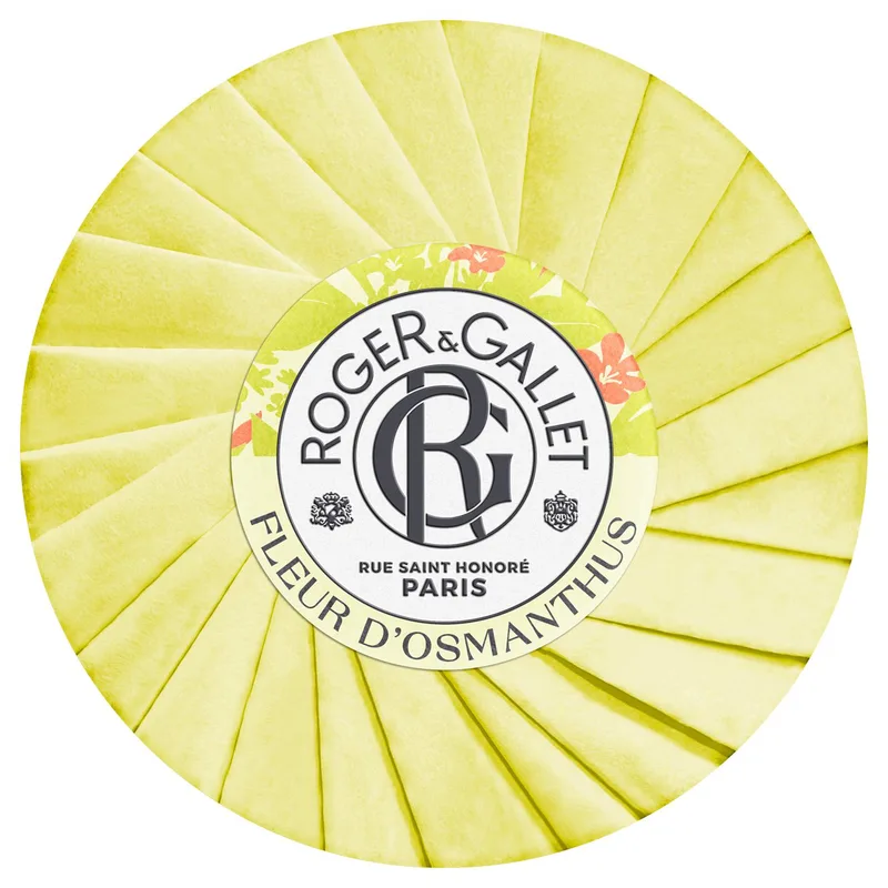 Roger & Gallet Fleur D' Osmanthus Soap Bar Γυναικείο Αναζωογονητικό Φυτικό Σαπούνι Σώματος με Τονωτικό Άρωμα Άνθους Βερίκοκου 100g