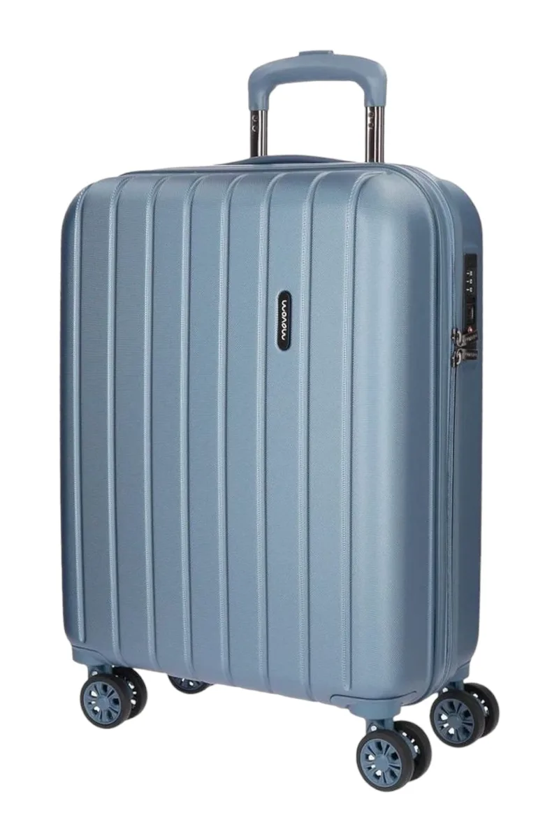 Βαλίτσα Καμπίνας Movom Wood Trolley 55×20×40cm 5319173-SILVER
