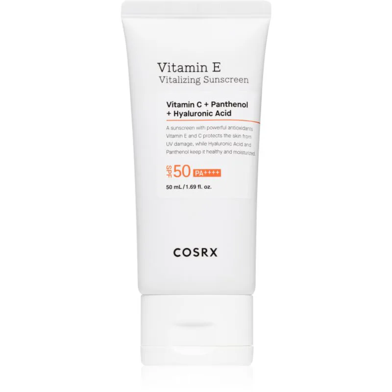 Cosrx Vitamin E Vitalizing Sunscreen​ αντηλιακή κρέμα προσώπου SPF 50 50 ml