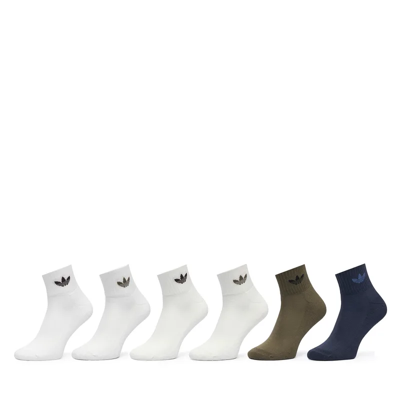 Κάλτσες μακριές adidas Mid Ankle Socks 6 Pairs KQ9070 Έγχρωμο