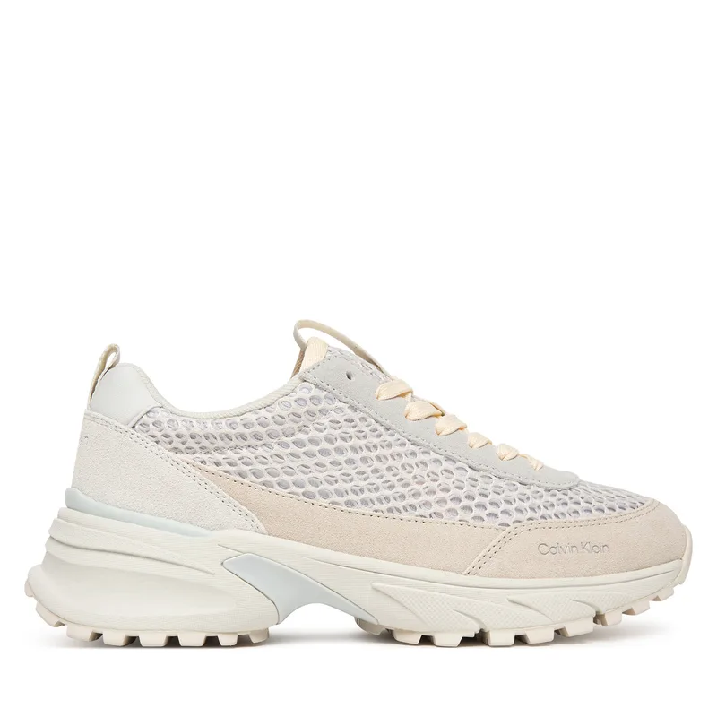 Αθλητικά Calvin Klein Hike Runner Lace Up Techmix YW0YW02030 Εκρού