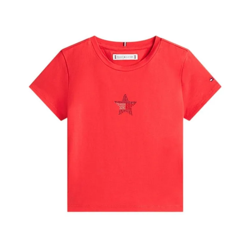 T-shirt με κοντά μανίκια Tommy Hilfiger KG0KG09097 XK3