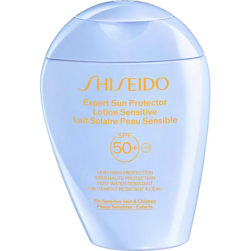 Shiseido Expert Sun Protector Lotion Sensitive SPF50+ προστατευτικό γαλάκτωμα για ευαίσθητο δέρμα SPF 50+ 150 ml