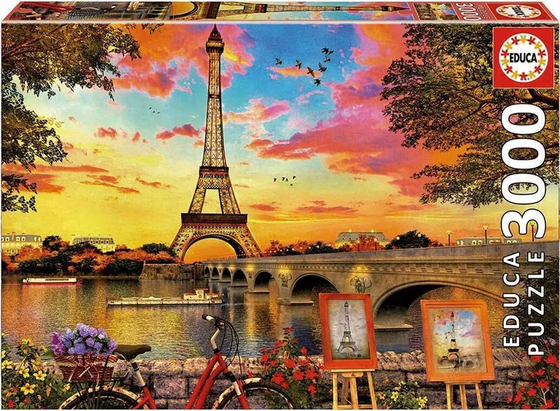 EDUCA PUZZLE SUNSET IN PARIS 3000TMX (Π.017.675)