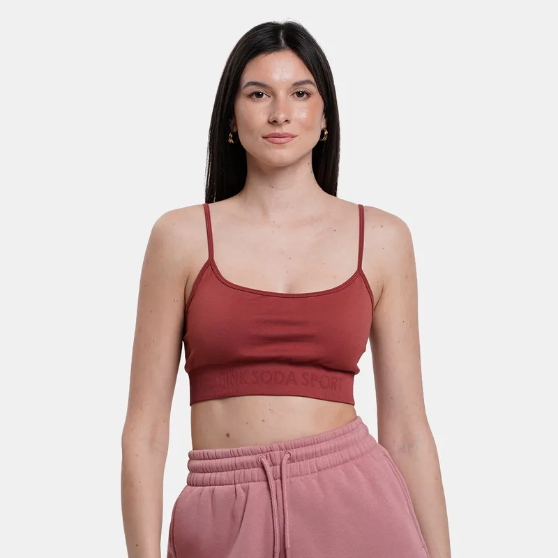 Ροζ Soda Sport Γυναικείο Αθλητικό Μπουστάκι (9000182898_3101)