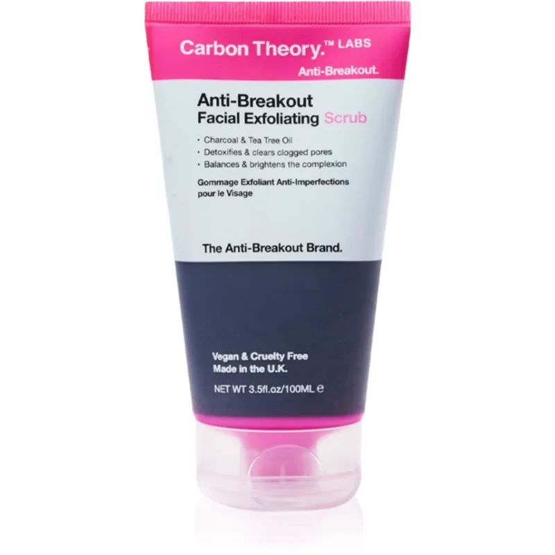 Carbon Theory Anti-Breakout Facial Exfoliating δροσιστική απολέπιση προσώπου για προβληματική επιδερμίδα, ακμή 100 ml