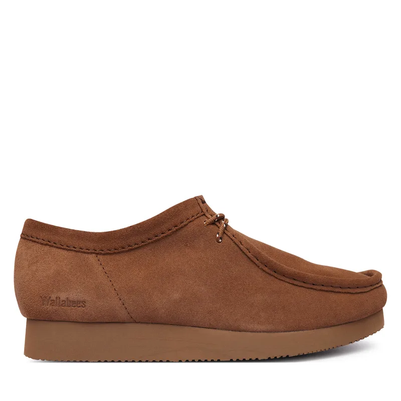 Κλειστά παπούτσια Clarks Wallabee Lite 26327580 Καφέ