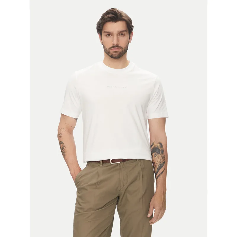 Marc O'Polo Denim T-Shirt 500 0006 809 Λευκό Relaxed Fit