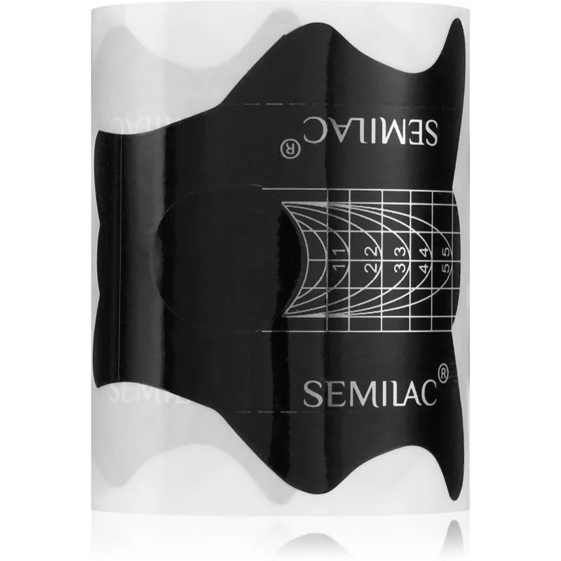 Semilac Shaper Slim Nail Forms Στένσιλ Για τα νύχια 100 τμχ