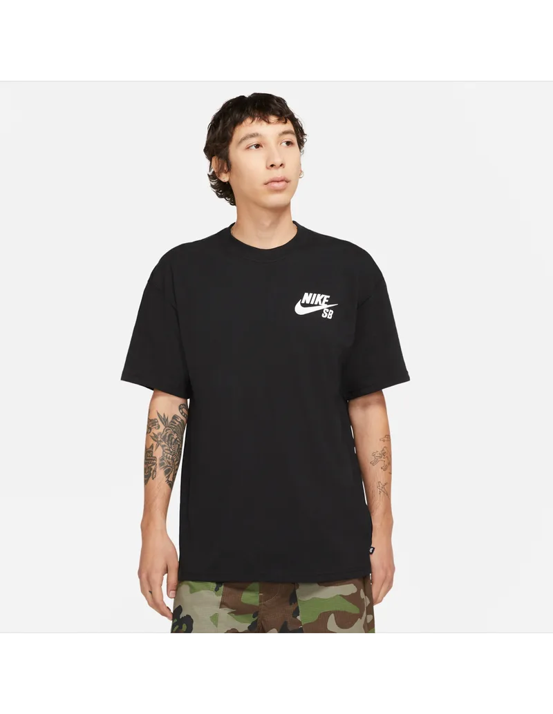 Nike SB Logo Skate TShirt BlackWhite DC7817010 MBS