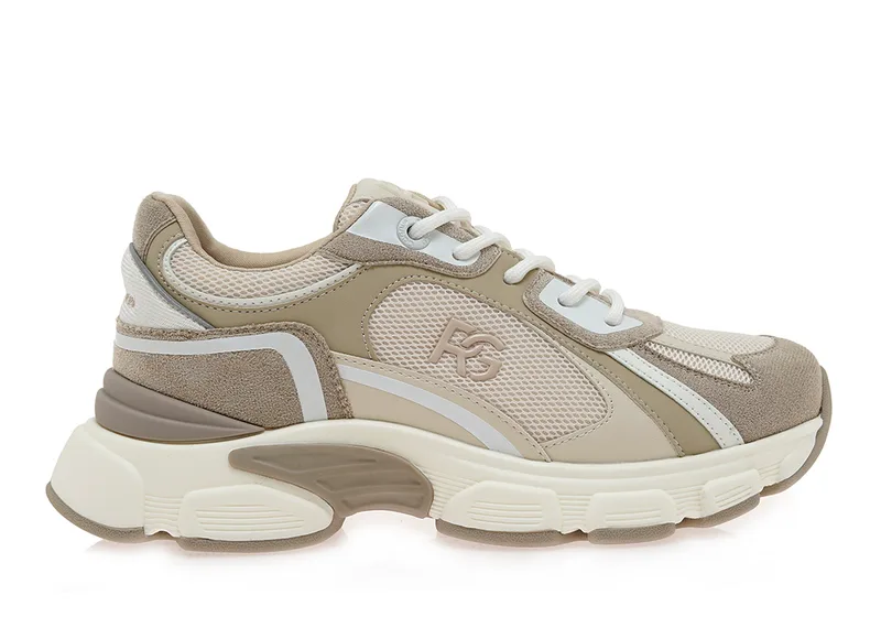 Γυναικεία Sneakers Renato Garini 2363-61RG52 Μπεζ Λευκό W119R3522263