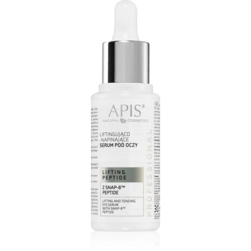 Apis Natural Cosmetics Lifting Peptide SNAP-8™ συσφικτικός ορός για τα μάτια για ώριμη επιδερμίδα προσώπου 30 ml
