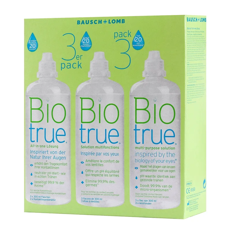 Biotrue Multifunction Solution Lenses 3x300ml
