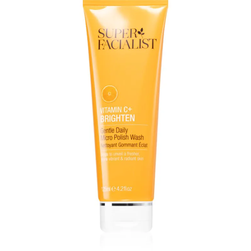 Super Facialist Vitamin C+ Brighten λαμπρυντική απολέπιση Για πρόσωπο, λαιμό και ντεκολτέ 125 ml