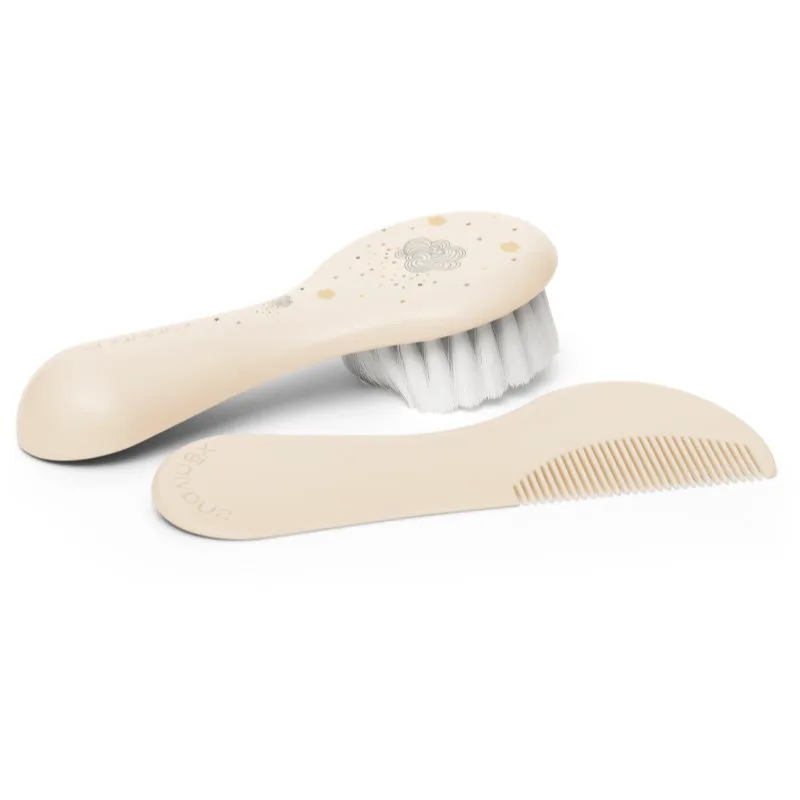 Suavinex Dreams Brush-comb Set Σετ για παιδιά από τη γέννηση Nude 2 τμχ