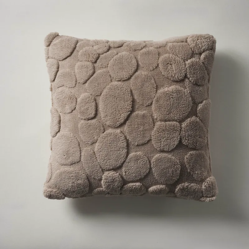 Μαξιλαροθήκη Διακόσμησης Gofis Home Drusilla Sesame Μπεζ 20-05-168/06 43x43