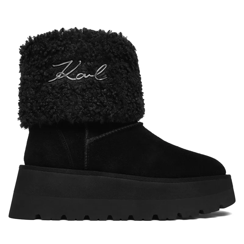 Μπότες Χιονιού KARL LAGERFELD KL48653 Μαύρο