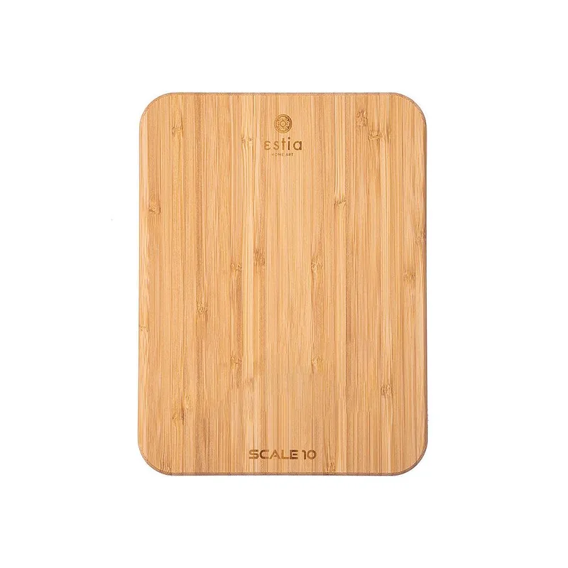 Ζυγαριά Κουζίνας Scale 10 Ψηφιακή Μέγιστο Βάρος 10kg Bamboo Estia 06-12038