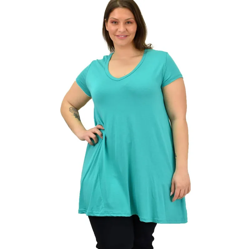 Γυναικεία μπλούζα μονόχρωμη oversized Βεραμάν 19126