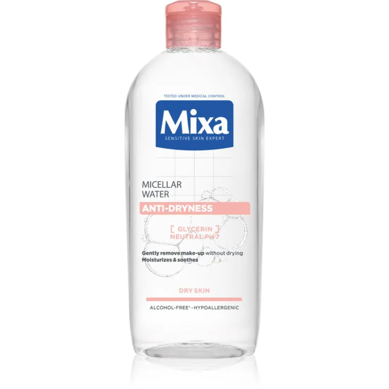Mixa Anti-Dryness μικυλλιακό νερό κατά της αφυδάτωσης της επιδερμίδας 400 ml