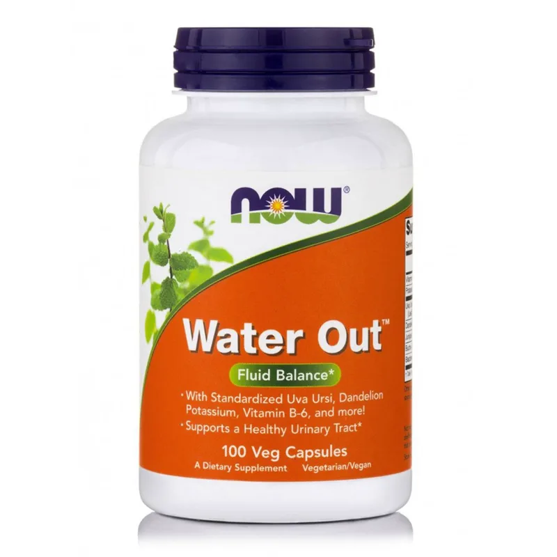 Now Foods Water Out™ Συμπλήρωμα Διατροφής, Μείγμα Βοτάνων που Προάγει την Υγεία του Ουροποιητικού Συστήματος 100veg.caps
