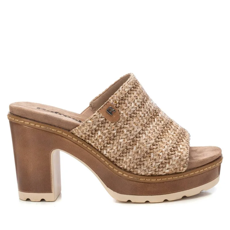 Γυναικεία Refresh Γυναικεία Ψάθινα Mules 172703 Vegan TAUPE