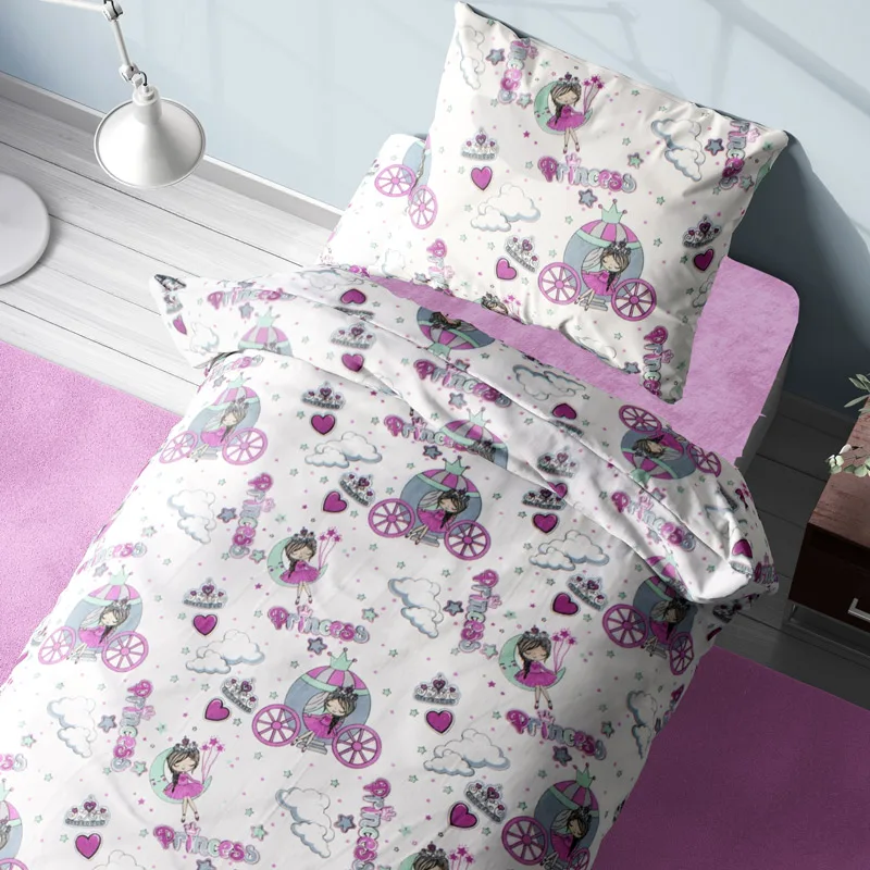 Σεντόνια Μονά Σετ Dimcol Princess 389 Lilac