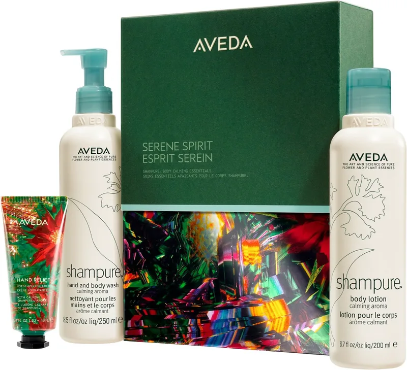 Aveda - Serene Spirit Shampure™ Body Calming Essentials Gift Set (Hand & Body Wash 250ml, Body Lotion 200ml & Hand Relief™ 40ml)
