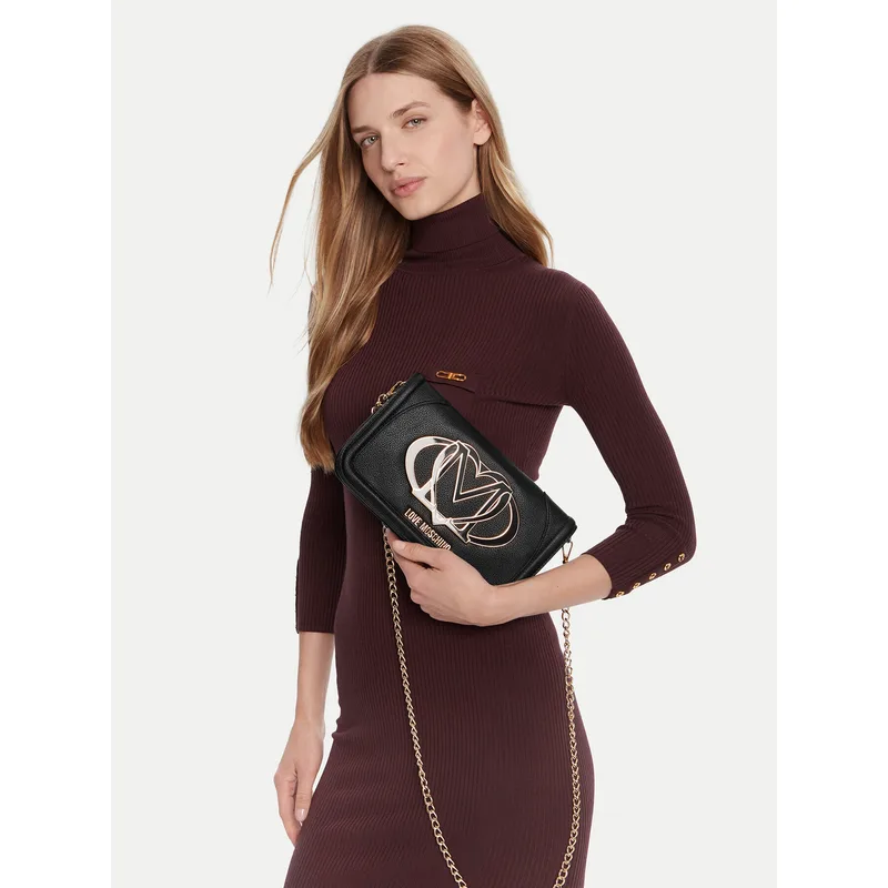 Τσάντα LOVE MOSCHINO JC4010PP1NLG0000 Μαύρο