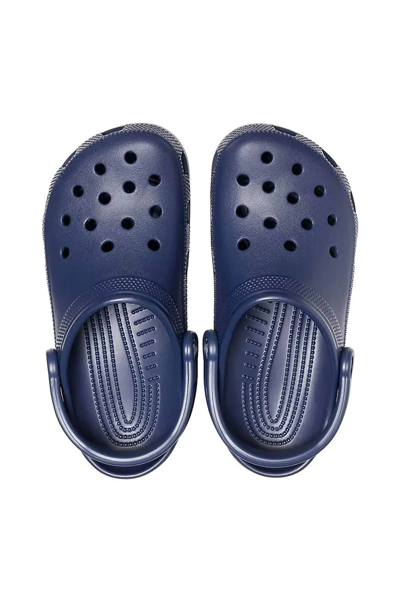 Crocs unisex clogs μονόχρωμα με διάτρητο σχέδιο "Crush" - E79700 Μπλε Σκούρο