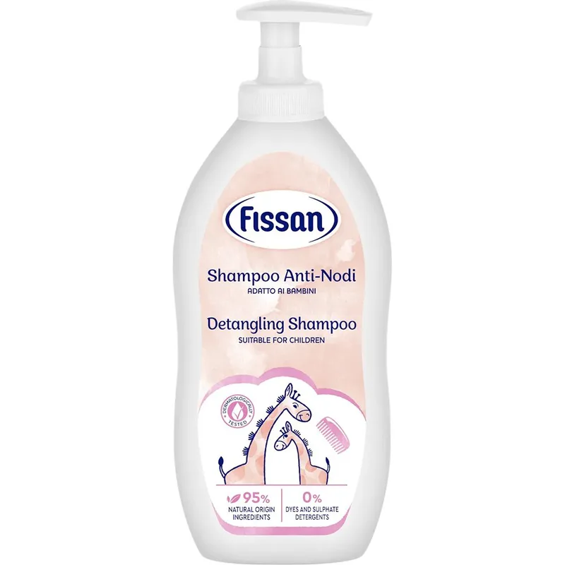 Fissan Children Detangling Shampoo Σαμπουάν με Εκχύλισμα Χαμομηλιού για Παιδιά που Ξεμπερδεύει τα Μαλλιά & Διευκολύνει το Χτένισμα με Αντλία 400ml