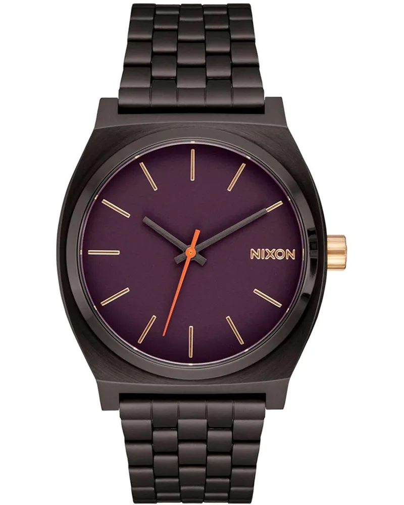 NIXON Time Teller - A045-5270-00 Black case with Stainless Steel Bracelet