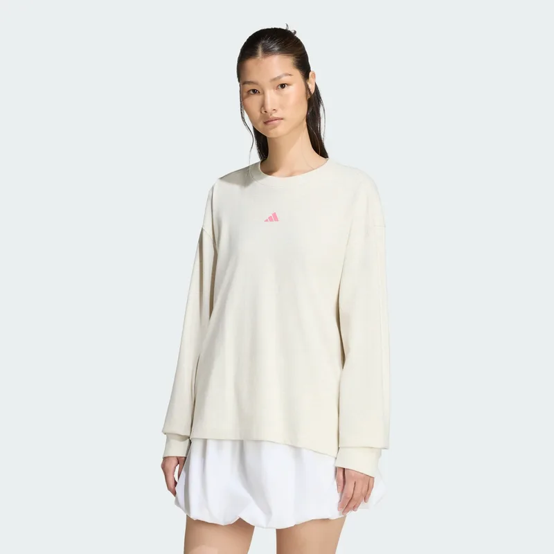 adidas sportswear 3 Stripes Studio Boyfriend Longsleeve Tee (9000290065_95149)