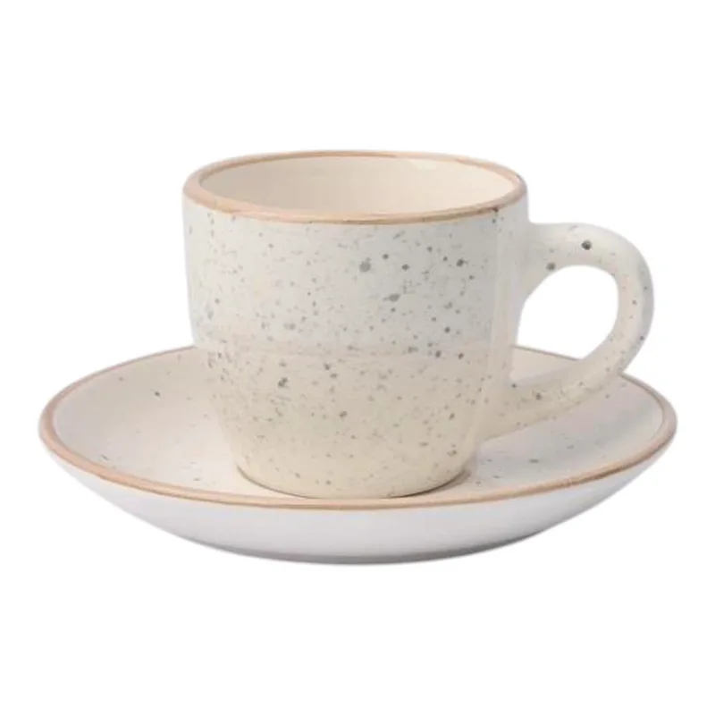 Φλυτζάνια Καφέ Stonware Σετ 6τμχ. Harmonia Μπεζ