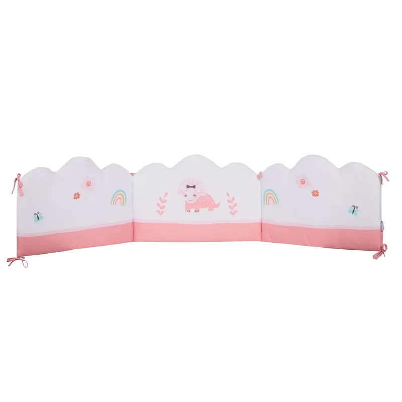 Das baby παντα κουνιασ fun digital print 4936 pink, white 45χ195