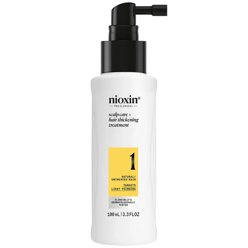Nioxin Scalp & Hair Treatment Serum System 1 Ορός για Φυσικά Μαλλιά με Ελαφριά Αραίωση 100ml