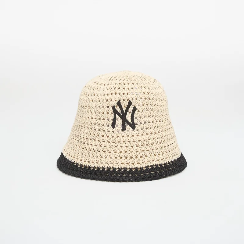 Καπέλο New Era Knitted Bucket New York Yankees Stone/ Black S/M