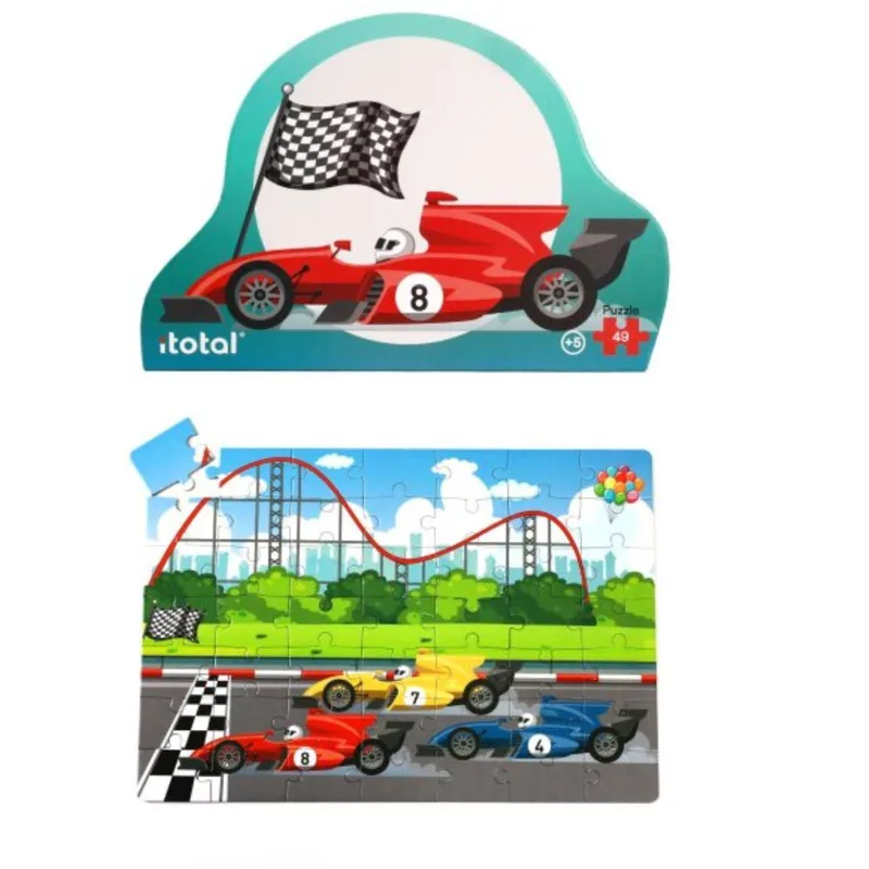 ΠΑΖΛ i-TOTAL XL2273 CARS RACE 5+ 49pcs 45x31cm