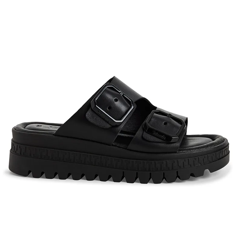 TAMARIS ΓΥΝΑΙΚΕΙΟ ΣΑΝΔΑΛΙ 1-27202-44 003 BLACK LEATHER