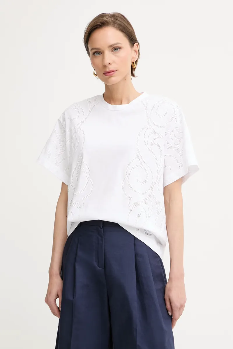 BOSS t-shirt γυναικείο με βαμβάκι Elne2