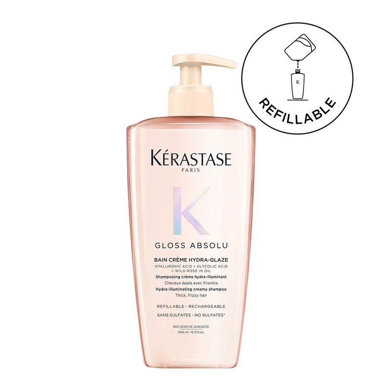 Kérastase Gloss Absolu Bain Crème Hydra-Glaze Hydra-illuminating Creamy Shampoo (500ml)