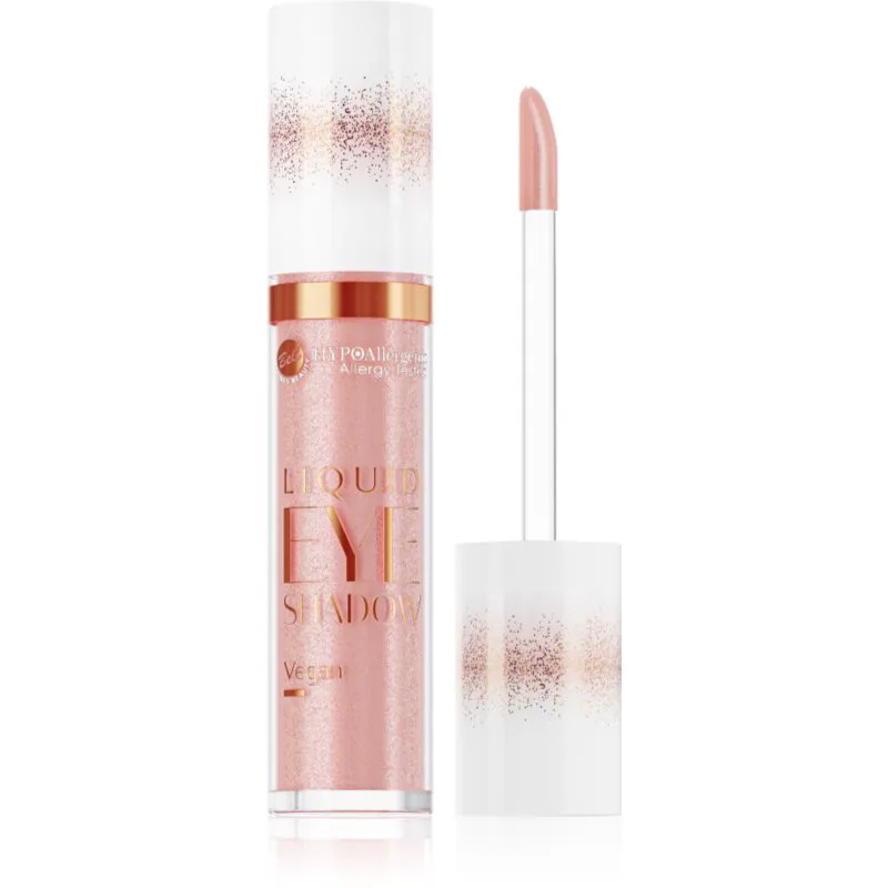 Bell Hypoallergenic Υγρή γκλίτερ σκιά ματιών απόχρωση 02 Dazzling Rose 5 γρ