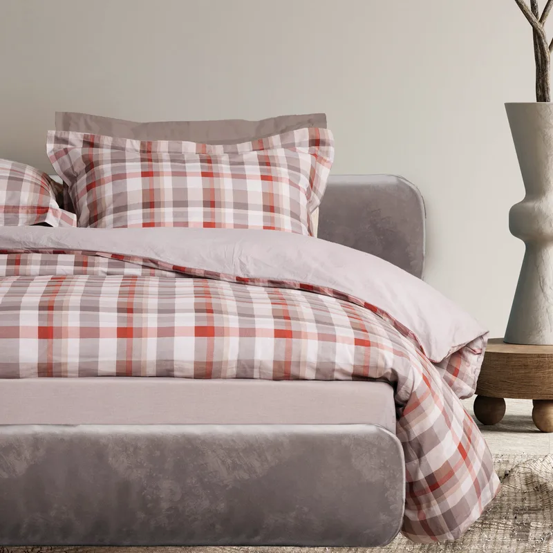 Σετ Παπλωματοθήκη Μονή 2 Τεμαχίων Das Home 9690 Taupe 160x240