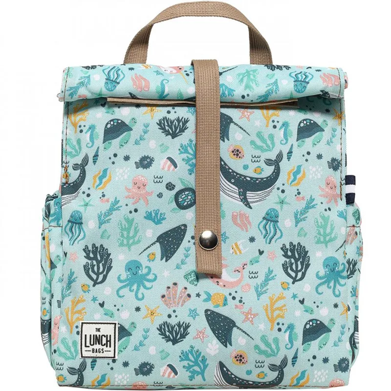 The Lunch Bags Kids Ισοθερμικό Τσαντάκι Φαγητού Χειρός με Σχέδιο Βυθός 1 Τεμάχιο Κωδ LB1228 - Underwater