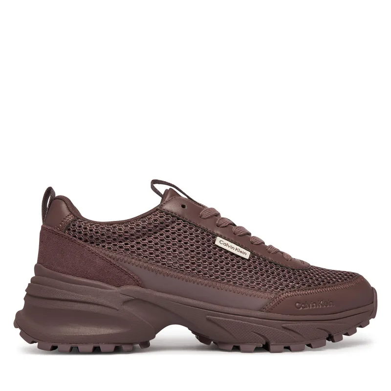 Αθλητικά Calvin Klein Hike Runner Lup Lin Mesh HW0HW03000 Καφέ